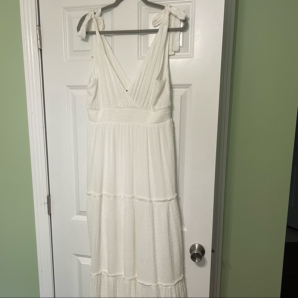 White sun dress